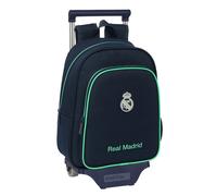 Safta Sac à dos à roulettes Real Madrid 2nd Kit 25/26 10L 26x34x11 cm Bleu Enfants