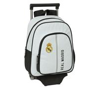 Safta Sac à Dos à Roulettes Real Madrid First Kit 24/25 9.52l 28x34x10 Cm