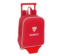Safta – Mini sac à dos à roulettes Sevilla Fc – Rouge