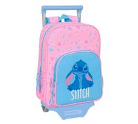 Safta Sac à Dos à Roulettes Stitch Bright 10l 26x34x11 Cm