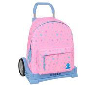 Safta Sac à Dos à Roulettes Stitch Bright 20.79l 33x42x15 Cm
