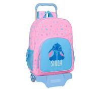 Safta Sac à Dos à Roulettes Stitch Bright 22.5l 33x42x14 Cm