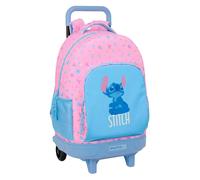 Safta Sac à Dos à Roulettes Stitch Bright 33l 33x45x22 Cm