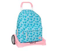 Safta Stitch Ohana 17.35l 31x43x13 Cm Wheeled Backpack Bleu Enfants