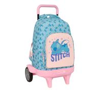 Safta Stitch Ohana 33l 33x45x22cm Wheeled Backpack Bleu Enfants