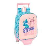 Safta Sac à Dos à Roulettes Stitch Ohana 6l 22x27x10 Cm Mini