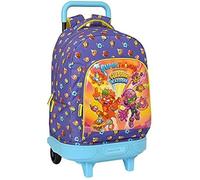 Safta Superthings Guardians Of Kazoom 33l 33x45x22 Cm Wheeled Backpack Violet Enfants