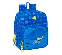 Safta Sac à dos de crèche BATMAN PREESCOAR - Adaptable chariot, poche, nettoyage facile, confortable