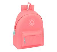 Safta Benetton Basics 20.80l 33x42x15 Cm Backpack Rose Enfants