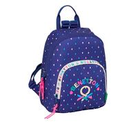 Safta Benetton Drop 9.75l 25x30x13 Cm Mini Backpack Bleu Enfants