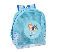 Safta - Sac à dos à roulettes Bluey 17 L 32x43x14 cm Bleu Enfants
