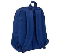 safta F.C. BARCELONA NAVY BLUE - Sac à dos scolaire pour enfants, idéal pour les enfants de différents âges, confortable et polyvalent, qualité et résistance, 32 x 16 x 44 cm, bleu marine, M,