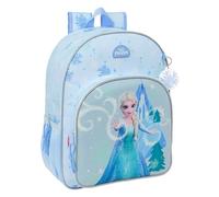 Safta Sac à dos scolaire Frozen 19 L 33x14x42 cm Bleu Adaptable au chariot dès 36 mois