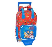 safta | Sac à dos Grande à roulettes Paw Patrol Cool Compact Evolution Extraíble, poche avant zippée, dimensions : 20 x 8 x 28 cm