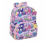 Safta Sac à dos enfant Hello Kitty & Friends - Adaptable poussette, 26x34x11 cm, Rose, dès 36 mois