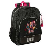 Safta – Sac à dos enfant – K-Pop Demon Hunters ENERGY – 19L noir – adaptable chariot – 33×14×42 cm