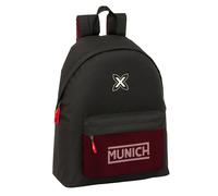 safta München Vulcan Sac à dos pour enfants, qualité et résistance maximale, confortable et polyvalent, 33 x 15 x 42 cm, noir, M, décontracté, Noir, m, Décontracté