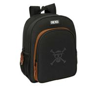 Safta Sac à dos scolaire enfant One Piece – Adaptable au chariot – Noir – 32x12x38 cm – 15 L