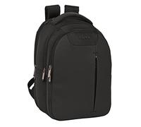safta Sac à Dos pour Portable et Tablette avec Sortie USB Business Noir (31 x 45 x 23 cm)