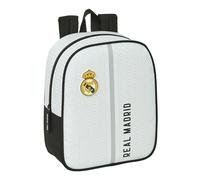 Safta Sac à dos enfant Real Madrid 1ère équipe 24/25 – adaptable au chariot, 22×10×27 cm