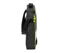 Safta M385b NERF Get Ready - Portefeuille extrascolaire, sac à bandoulière, confortable et polyvalent, qualité et résistance, 38 x 6 x 28 cm, couleur noire, unisexe, enfant, standard, Noir, Estándar