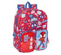 Safta Sac à dos Spidey «Rescue» adaptable au chariot enfant Rouge 34×26×11 cm