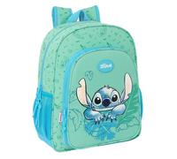 Safta Sac à dos scolaire STITCH ALOHA adaptable au chariot 32 x 12 x 38 cm Turquoise