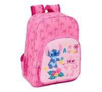 safta STITCH CHILL - Sac à dos scolaire pour enfants d'âge scolaire, confortable et polyvalent, qualité et résistance, 26 x 11 x 34 cm, Menthe/Rose, M, Décontracté