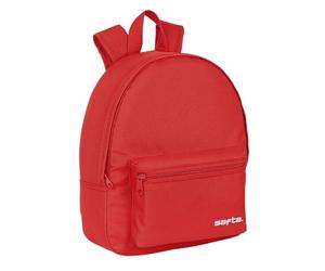 safta | Sac à dos unisexe au design léger et fonctionnel - Sac à dos de tous âges, compartiment rembourré et poches, rouge, Mini Mochila