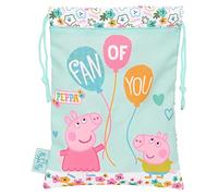 Safta- Sac à goûter Peppa Pig « Cosy Corner » 20 x 25 cm, 812290237, Multicolore
