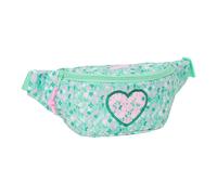 Safta Sac banane CUORE, poche extérieure, confortable, polyvalent, 23×9×12 cm, Menthe M Décontracté