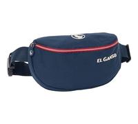 SAFTA | Sac Banane El Ganso Classic, Compartiment Principal zippé, Sangle réglable à Boucle, Coloris Bleu Marine et Bleu, 23 x 9 x 14 cm