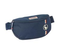 SAFTA | Sac Banane El Ganso Eclipse, Compartiment Principal zippé, Sangle réglable à Boucle, Coloris Bleu Marine et Bleu, 23 x 9 x 14 cm