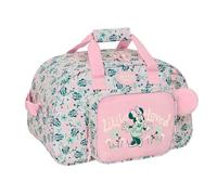 safta | Sac de sport Disneet Minnie Mouse Mintet, sac de sport scolaire con Sac bandoulière réglable et poignée rembourrée, grande poche avant, fermeture zippée à double curseur