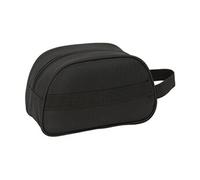 Safta Kappa Dark - Trousse Scolaire Moyenne avec poignée, Trousse pour Enfant, Adaptable au Chariot, Nettoyage Facile, Confortable et Polyvalent, qualité et résistance, 26 x 12 x 15 cm, Noir, M,