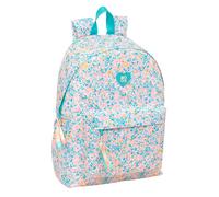 MOOS FIORI - Sac à dos pour ordinateur portable 14,1", idéal pour les jeunes de différents âges, confortable et polyvalent, qualité et résistance, 31 x 13 x 43 cm