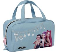SAFTA Safta Pochette Beauty Demon Hunters K-POP Bleue 31x14x18cm 100% Polyester