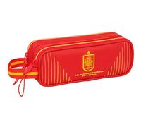 safta Sélection espagnole de football - Trousse double enfant, idéale pour les enfants d'âge scolaire, confortable et polyvalente, qualité et résistance, 21 x 6 x 8 cm