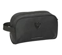 Safta Sevilla FC Business - Trousse Scolaire pour Enfant avec poignée, Facile à Nettoyer, Confortable et Polyvalente, qualité et résistance, 24 x 10 x 15 cm, Couleur Noire, Noir, Estándar,