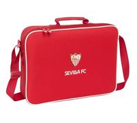 safta Sevilla FC - Portefeuille extrascolaire, sac à bandoulière, confortable et polyvalent, qualité et résistance, 38 x 6 x 28 cm, rouge, M, Décontracté