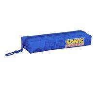 Safta Trousse Sonic rectangulaire avec bande élastique 22 cm pour enfant