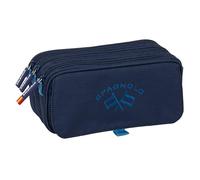 Spagnolo Trousse triple grande trousse pour enfant, idéale pour les enfants d'âge scolaire, confortable et polyvalente, qualité et résistance, 21,5 x 8 x 10 cm