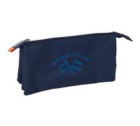 Spagnolo Trousse triple pour enfant, idéale pour les enfants d'âge scolaire, confortable et polyvalente, qualité et résistance, 22 x 3 x 12 cm
