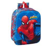Safta SPIDERMAN 3D - Sac à dos de crèche 3D, adaptable au chariot, nettoyage facile, idéal pour les enfants de différents âges, confortable et polyvalent, qualité et résistance, 22 x 10 x 27 cm, bleu