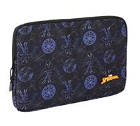 Safta SPIDERMAN ATTACK - Housse pour ordinateur portable 15,6", sac à dos, idéale pour enfants de différents âges, confortable et polyvalente, qualité et résistance, 39,5 x 3,5 x 27,5 cm, Noir, M,