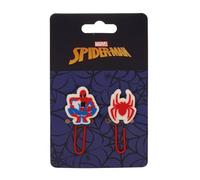 safta SPIDERMAN - Blister avec clips, idéal pour les enfants d'âge scolaire, confortable et polyvalent, qualité et résistance,
