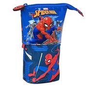 Safta Spiderman Great Power Porte-Tout Convertible 80 x 60 x 190 mm, Bleu/Rouge, Taille Unique
