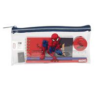 SPIDERMAN Trousse à crayons pour enfants, idéale pour les enfants d'âge scolaire, confortable et polyvalente, qualité et résistance, 22,5 x 10,5 cm