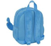 Safta Sac à dos Stitch 21 L 22x42x15 cm - Bleu - Adaptable au chariot, nettoyage facile