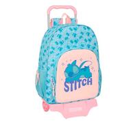 Safta Stitch Ohana 21l 33x42x14 Cm Wheeled Backpack Bleu Enfants